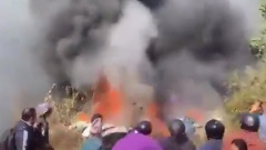 В Непале разбился пассажирский самолет с 68 пассажирами на борту