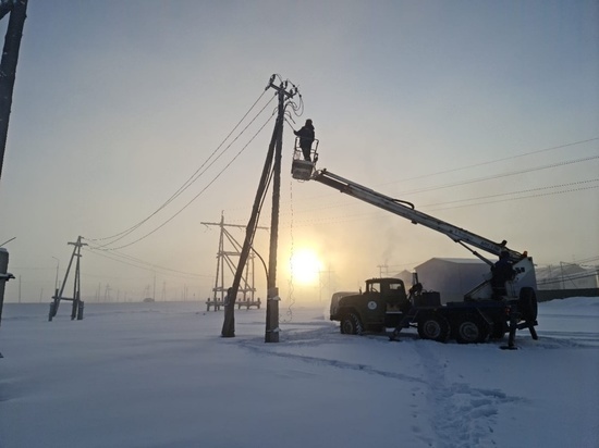 Восстановлено электроснабжение трех сел Таттинского района Якутии