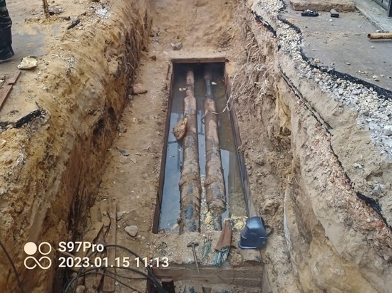 На улице Затинной в Рязани выявили ещё одно повреждение теплотрассы