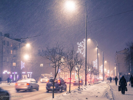В Карелии понедельник начнется с мокрого снега
