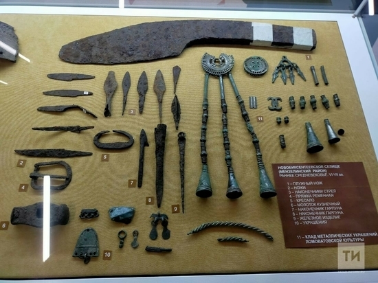 Археологи представили найденные в Татарстане артефакты средних веков