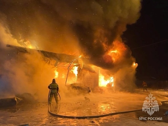В Хакасии замкнувшая проводка уничтожила жилой дом