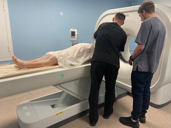 Первых пациентов обследовали на новом томографе в Пудоже