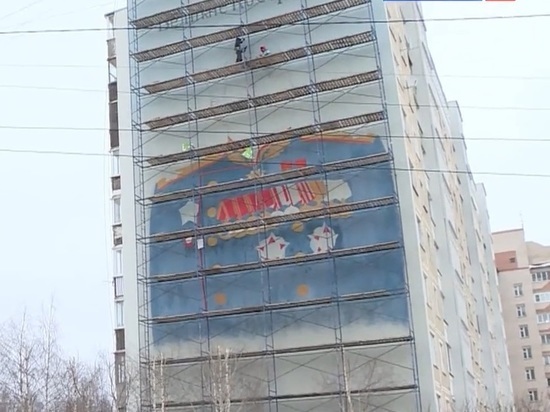 Монументальная пропаганда: стену костромского дома украсит мурал с портретом маршала Валиевского
