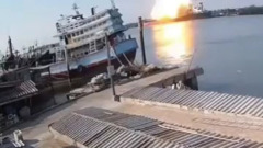 Момент взрыва танкера в Таиланде попал на видео