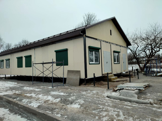 В Шебекинском горокруге продолжается строительство амбулатории на 3 тысячи пациентов