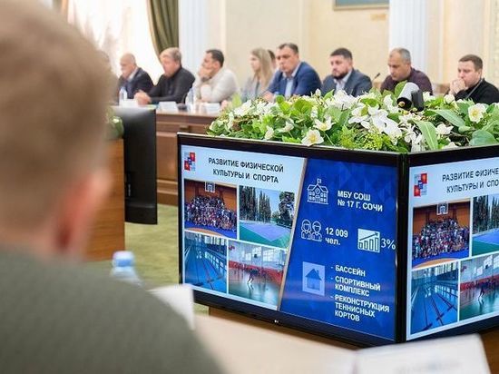 Власти Сочи обсудили с руководителями спортивных федераций вопросы развития отрасли
