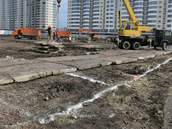 К стройплощадке школы на Константина Образцова в Краснодаре проложат дорогу для спецтехники