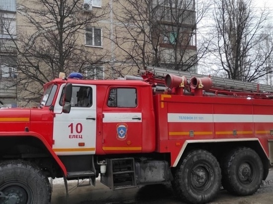 В Ельце в пожаре погиб мужчина из Курска