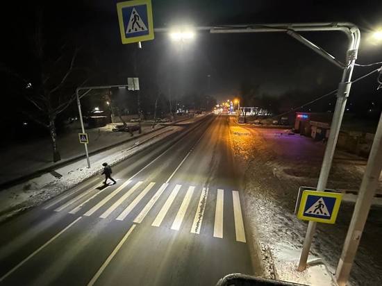 Еще 50 пешеходных переходов оснастили подсветкой в Подмосковье