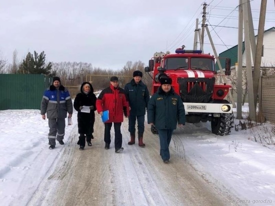 Пензенцам, проживающим в Заре, напомнили правила пожарной безопасности