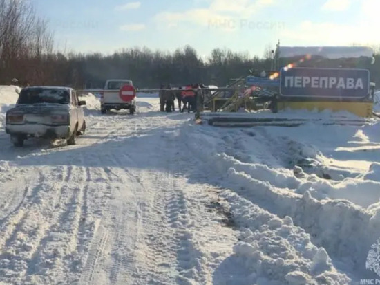 В Костромской области открыли третью ледовую переправу