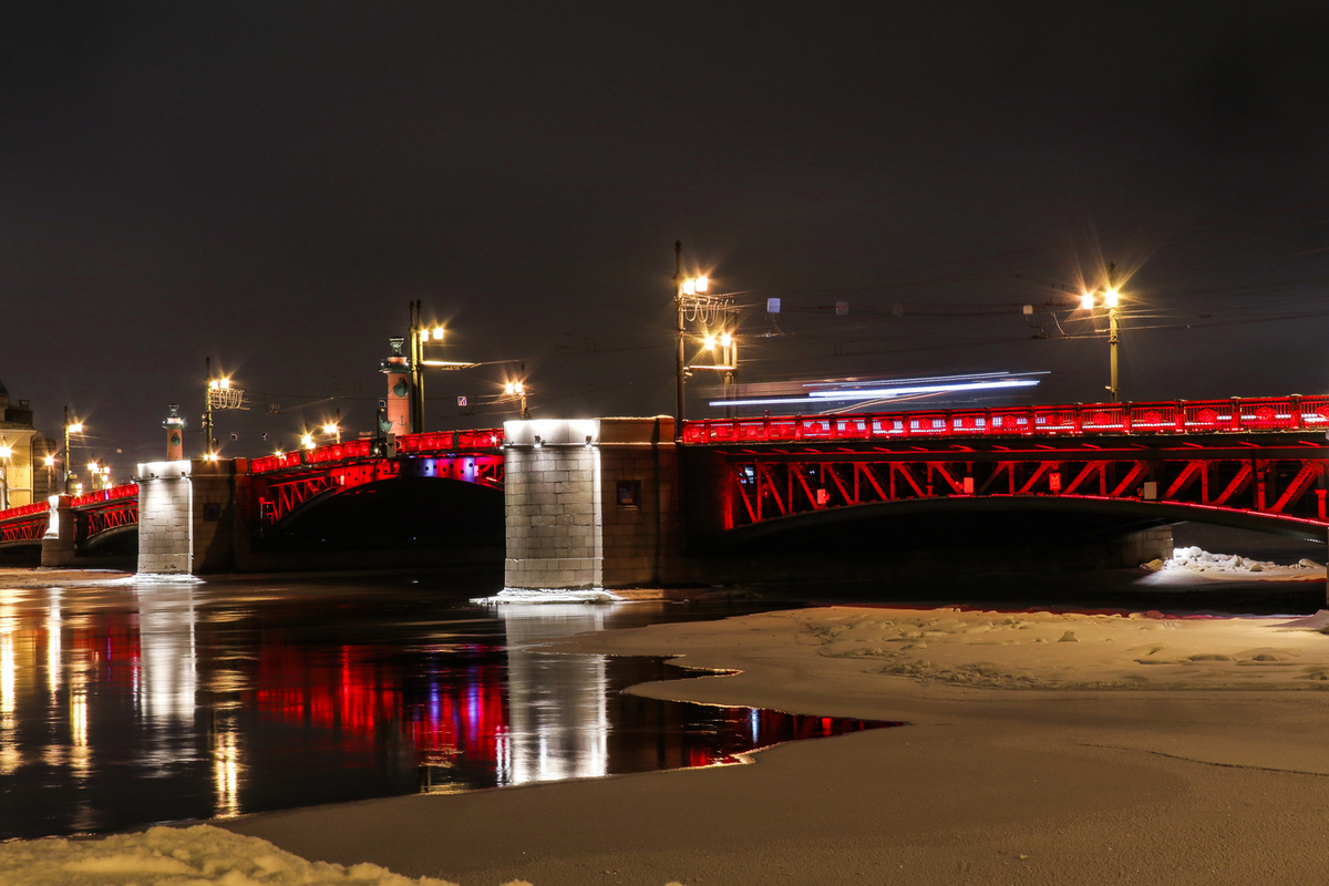 Красный мост Санкт Петербург