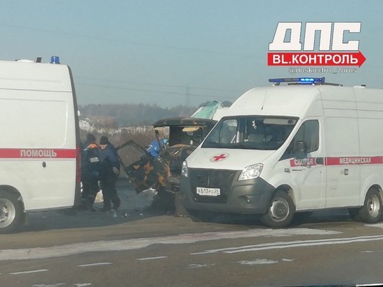 Рейсовый автобус попал в ДТП на трассе в Амурской области