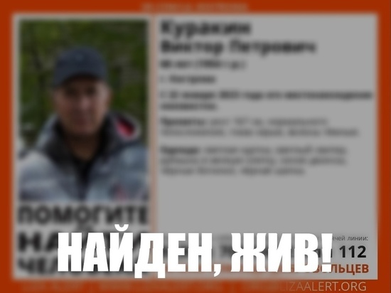 В Костроме пропал и нашелся 68-летний пенсионер