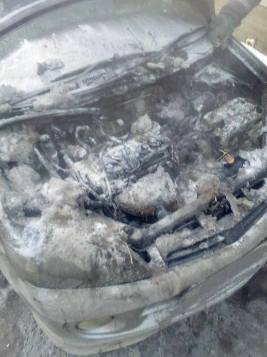 В районах Бурятии горели три автомобиля