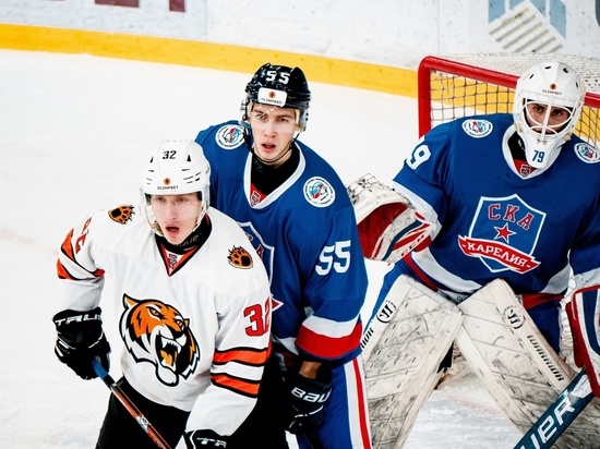 Хоккейная команда «СКА-Карелия» уступила две победы «Амурским Тиграм»