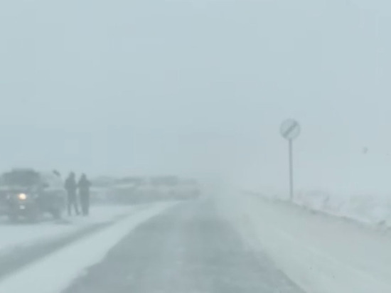 Массовое ДТП произошло на Сахалине в метель
