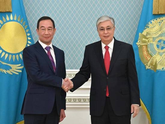Глава Якутии работает в Республике Казахстан
