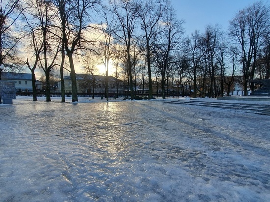 Мэр Рязани Сорокина объяснила гололёд на тротуарах ледяными дождями