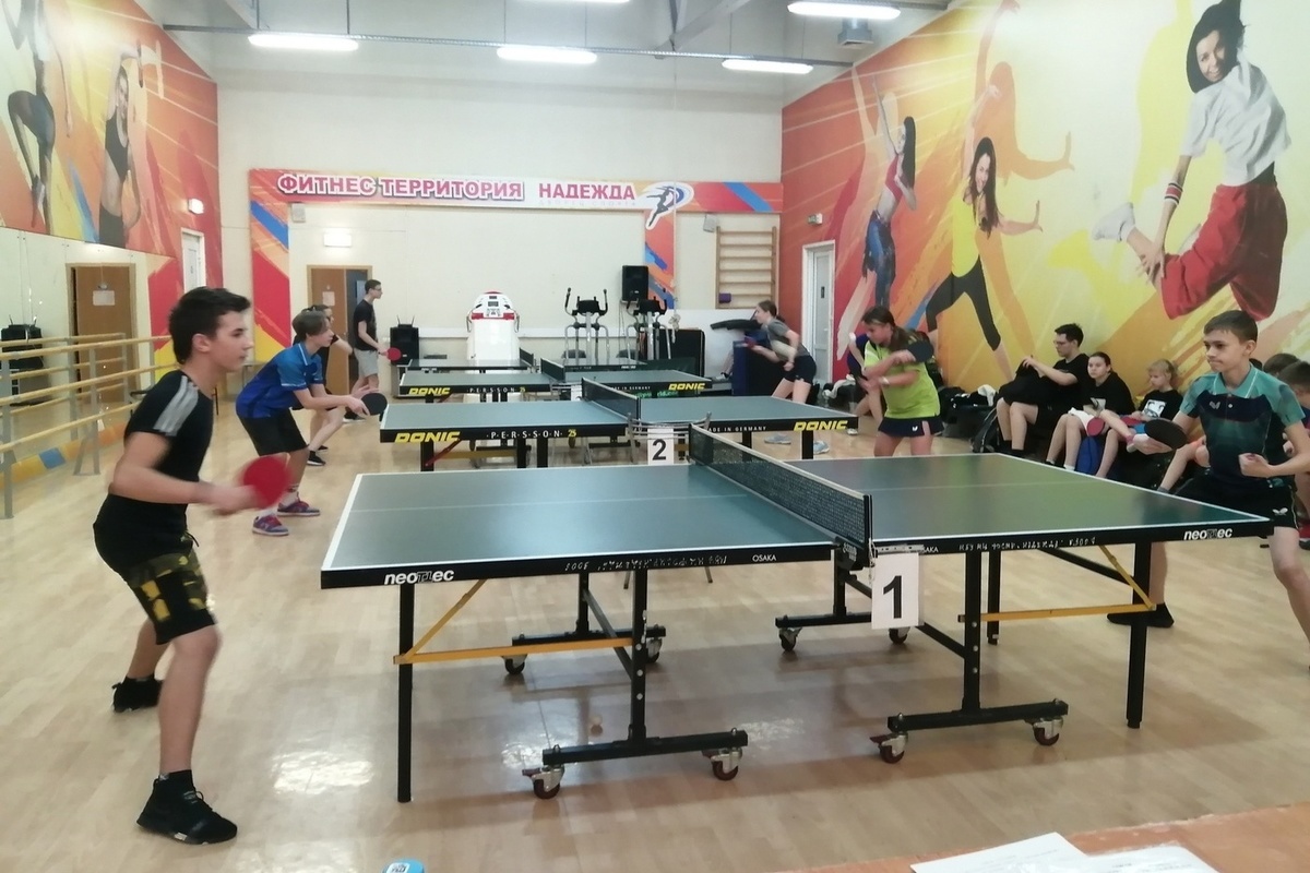 The first round of the Children's Table Tennis League was held in Serpukhov