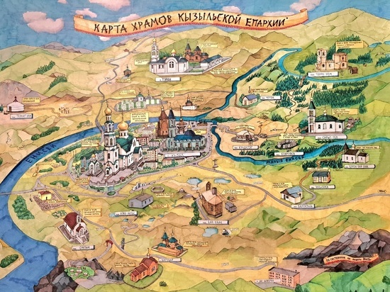 В Туве появилась карта храмов Кызыльской епархии