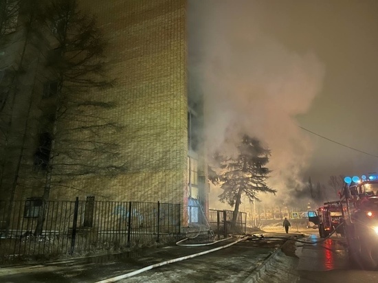 В Пущино произошел пожар в гостинице - МК Московская область