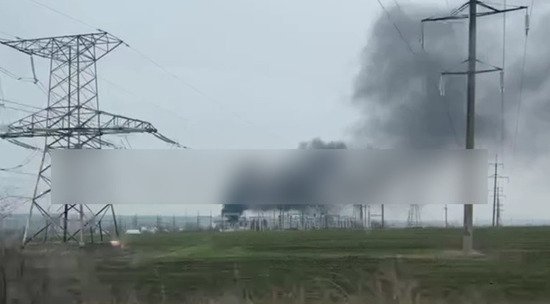 Очевидец снял на видео последствия прилета в Одесской области