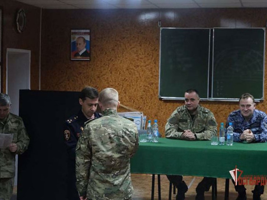 Орловские росгвардейцы получили госнаграды за участие в специальной военной операции
