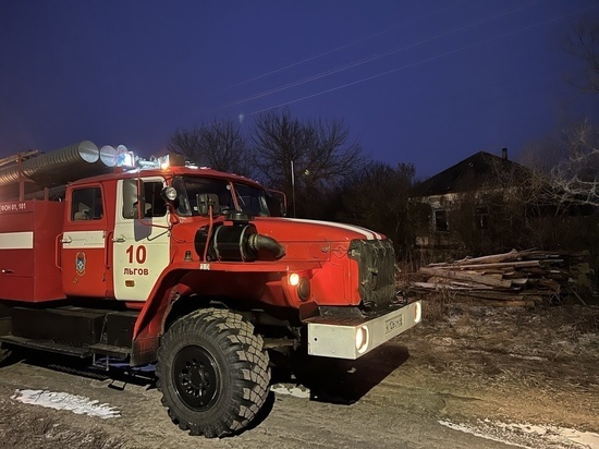 В Льговском районе Курской области во время пожара погиб мужчина