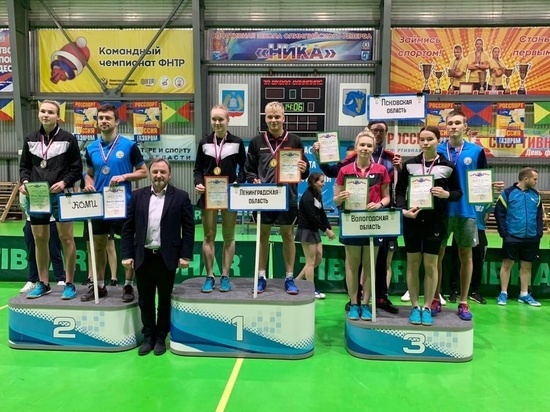 Спортсмен клуба по настольному теннису Nordman завоевал бронзу на Первенстве СЗФО