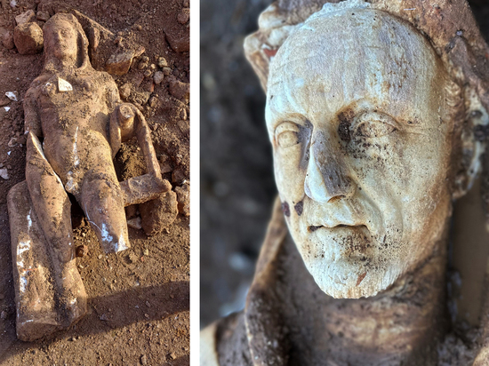 Древняя статуя Геркулеса была найдена после ремонта римской канализации