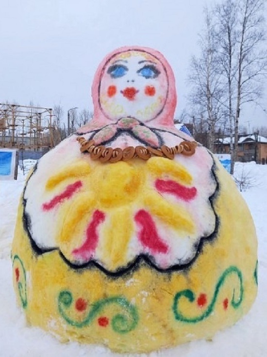 В Северодвинске объявили конкурс на лучшую масленичную фигуру из снега