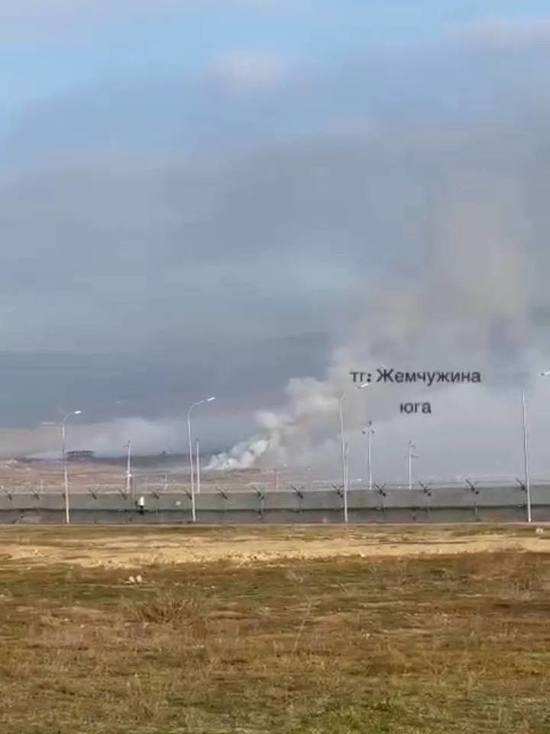 Жители Дагестана жалуются на горящую свалку