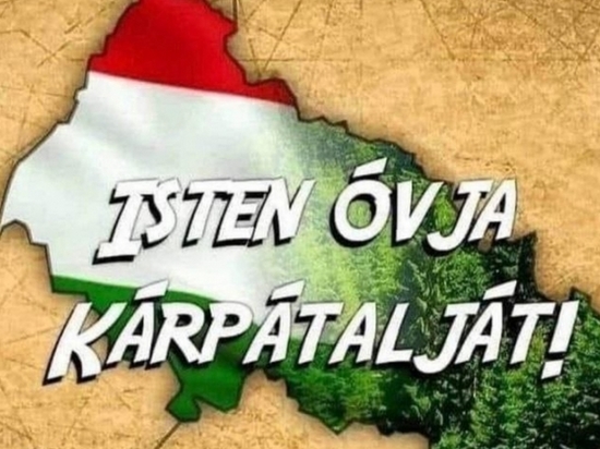 Украинский депутат изобразила Закарпатье в цветах флага Венгрии