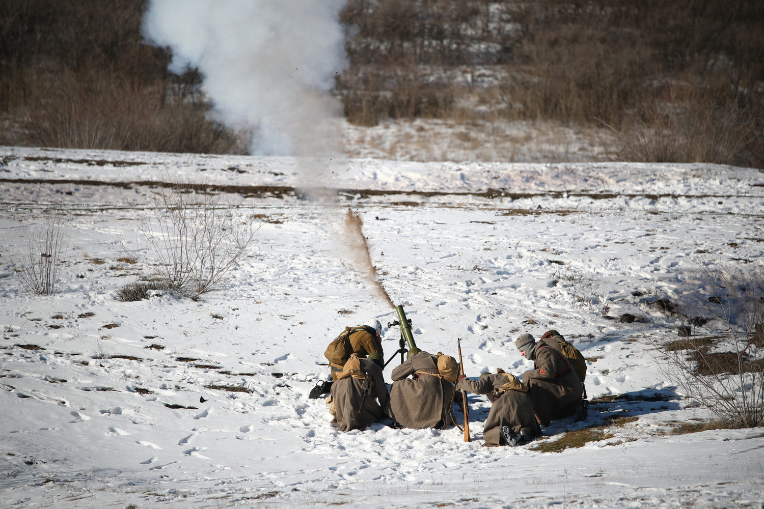 фото мамаева кургана во время сталинградской битвы