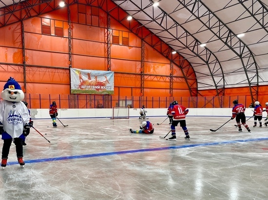 В Снежногорске торжественно открыли новый крытый хоккейный корт