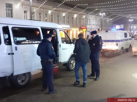 В центре Владимира прошли рейды по охране правопорядка