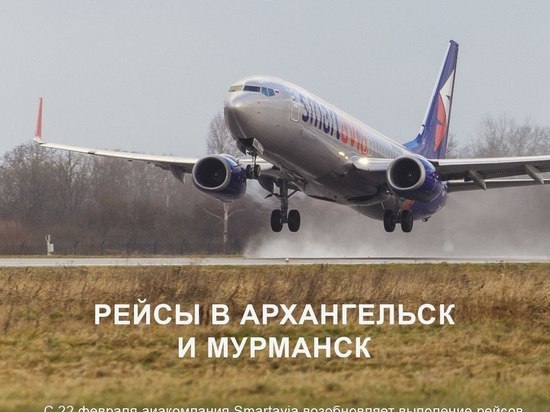 Возобновятся рейсы из Калининграда в Архангельск и Мурманск