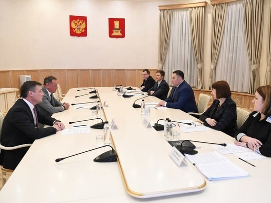 Глава Тверской области провел встречу с вице-президентом «Сбербанка» по вопросам сотрудничества
