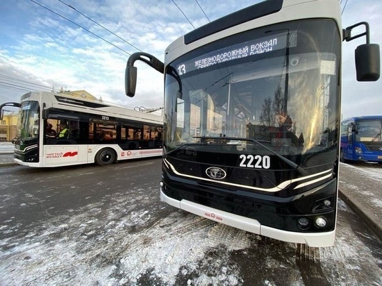 В Курске 15 собираемых в Энгельсе троллейбусов выйдут на маршруты с 1 апреля