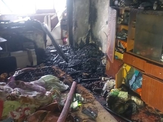 На пожаре в многоэтажке в Ленинском районе погиб человек