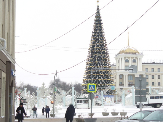 Праздничное оформление Белгорода могут оставить на февраль