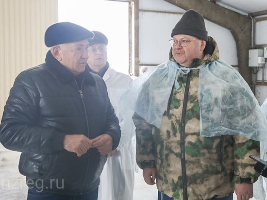 Губернатор Пензенской области посетил новую молочную ферму в Белинском районе