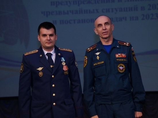 В Ивановской области сотрудники ЛИУ №8 награждены медалями МЧС России