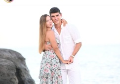 Жена украинского футболиста заступилась за мужа после фото с россиянином: фото идеальной пары