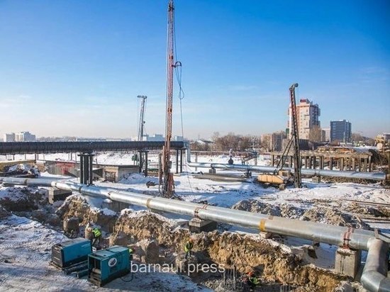 Мост на Новом рынке в Барнауле могут сдать досрочно