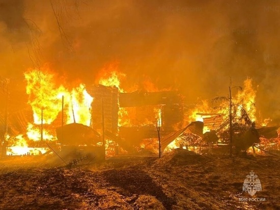 В Калужской области на пожаре погиб пожилой мужчина