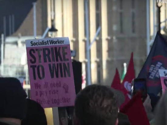 Британские профсоюзы пообещали продолжить забастовки до лета
