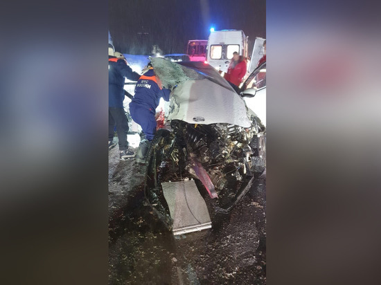 В результате страшной аварии в Мурманской области погиб водитель автомобиля